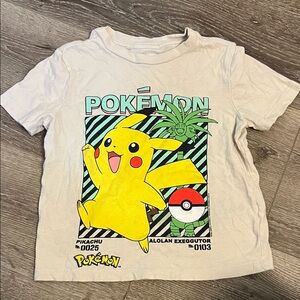 Pokemon Kids T-Shirt - Cream